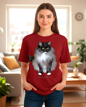 футболка с Домашней кошкой